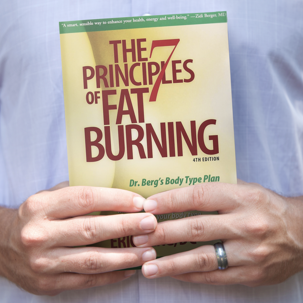 Book titled 'The 7 Principles of Fat Burning'