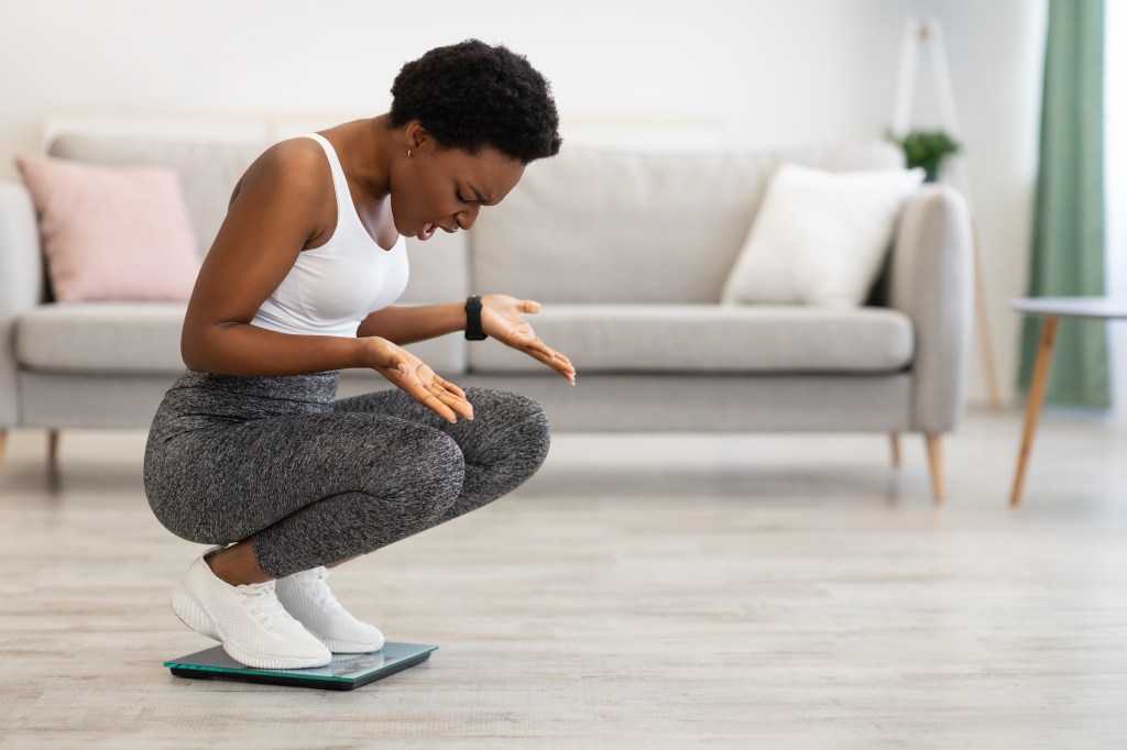 Weight loss plateau concept