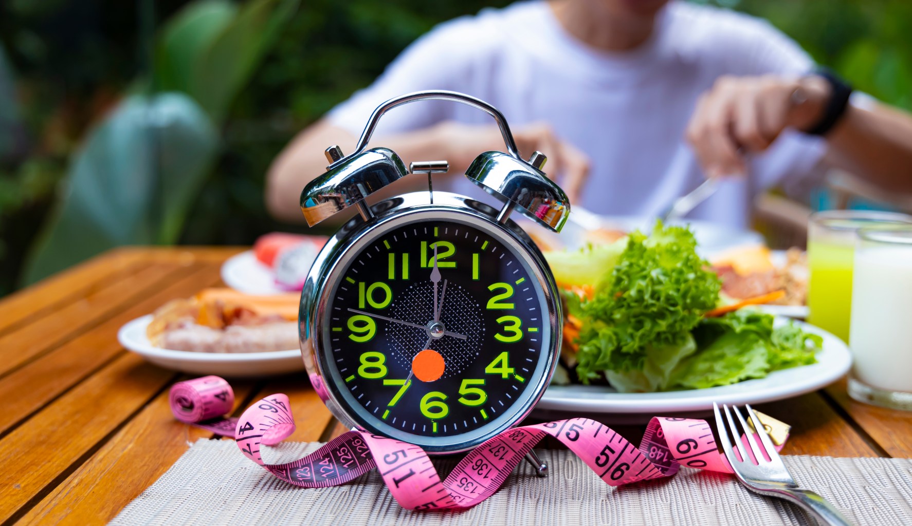 Intermittent fasting alarm clock  