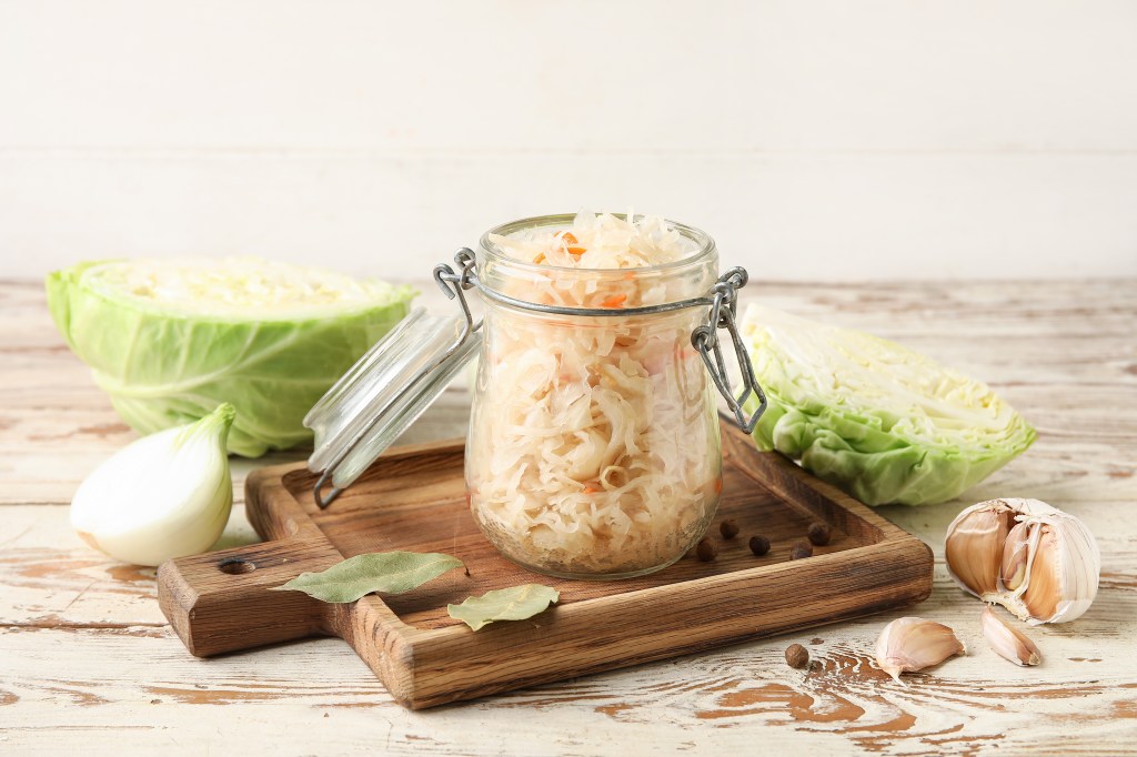 Sauerkraut for digestive enzymes