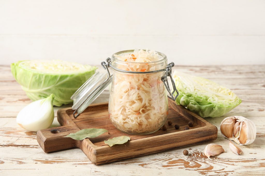 Sauerkraut for digestive enzymes