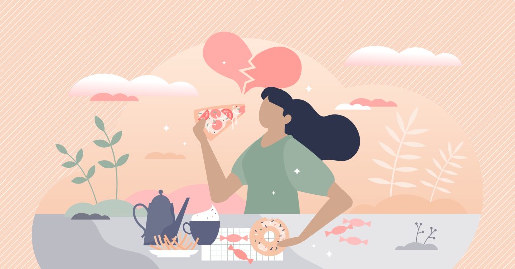 Stress-eating concept