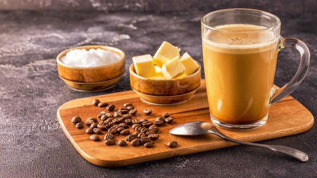 Bulletproof coffee with butter
