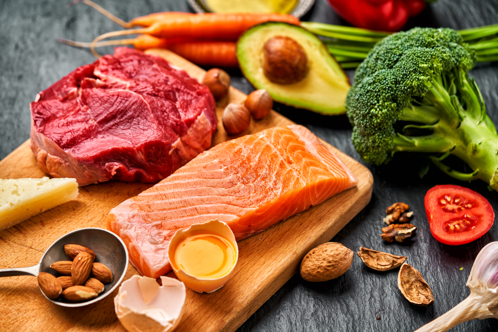 Healthy fat-rich low-carb foods