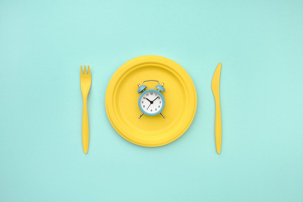 Intermittent fasting concept 