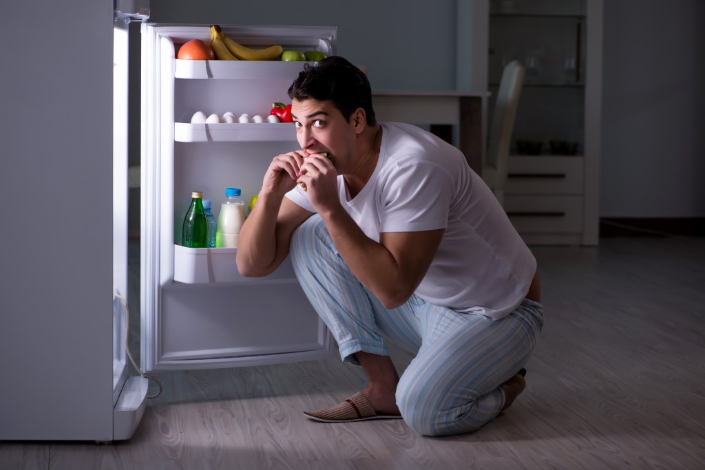 Man with cravings