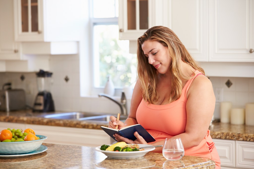 Woman taking notes