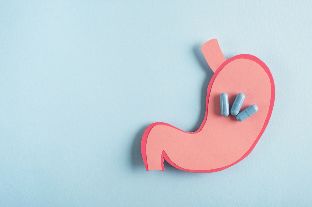 Supplements in a stomach