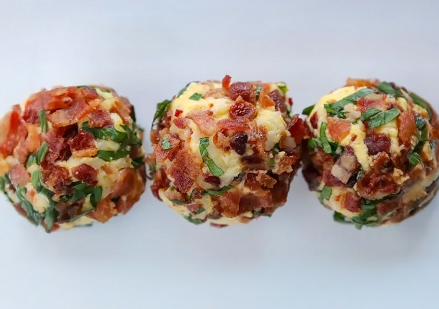 Keto Bacon and Egg Fat Bombs