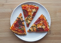 Cauliflower crust pizza