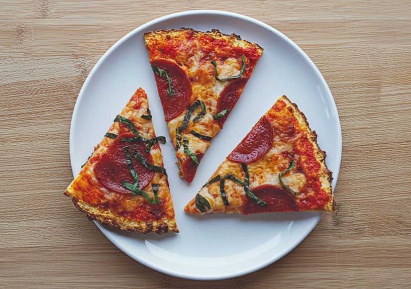 Cauliflower crust pizza