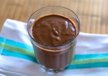 Chocolate chia smoothie