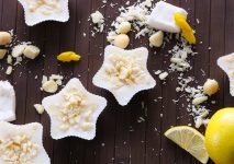 Coconut lemon macadamia nut fat bomb