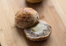 Buttered bread