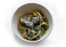 Meatballs and zoodles
