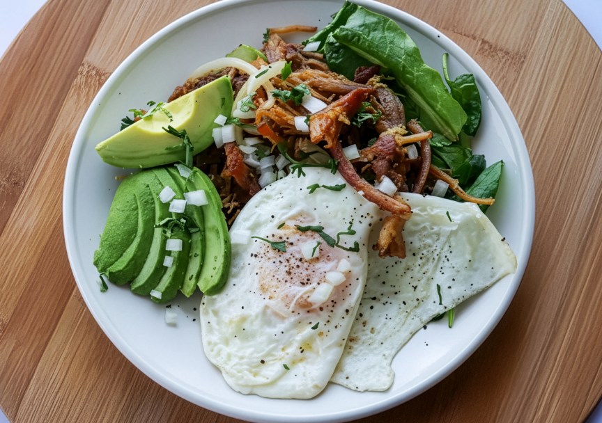 Keto-Pulled Pork Breakfast
