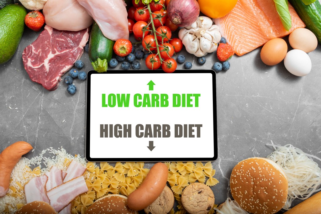 High vs. low-carb diet