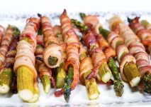 Keto Bacon-Wrapped Asparagus