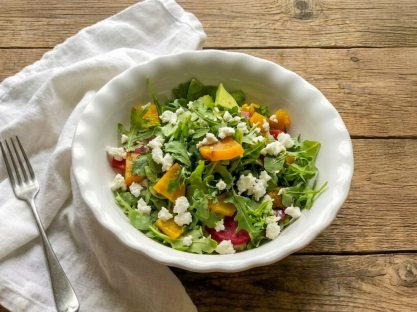 Keto Feta and Golden Beet Salad