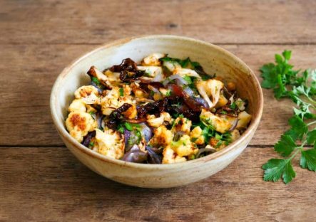 Keto Tahini Cauliflower Salad