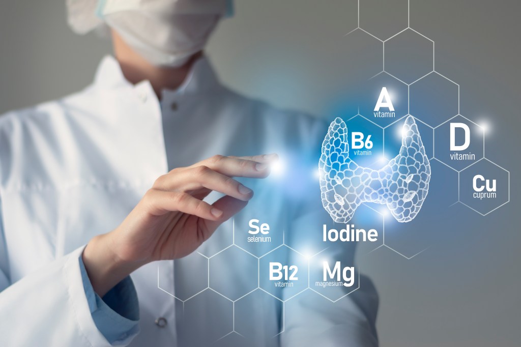 Thyroid health concept