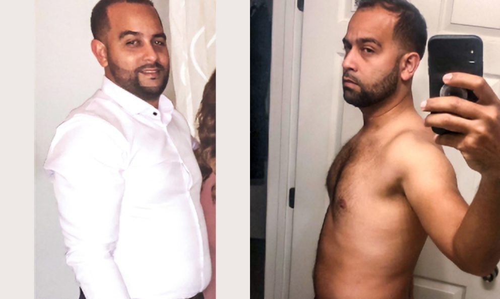 Before and after image of Randy Nunez