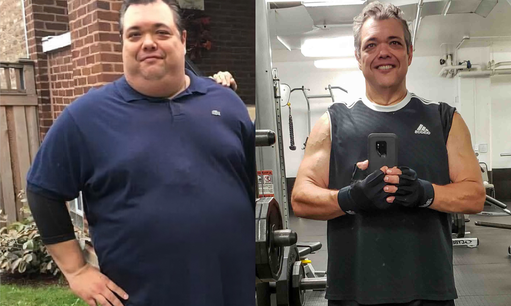 Before and after image of James Doerge