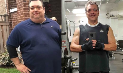 Before and after image of James Doerge