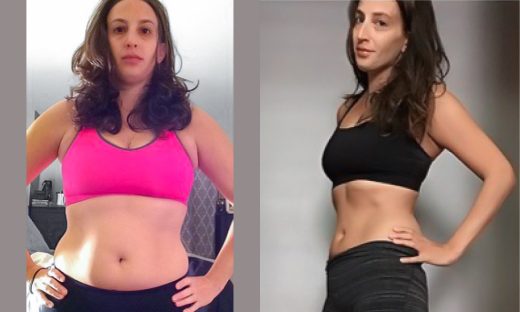 Before and after image of Abby Rivera
