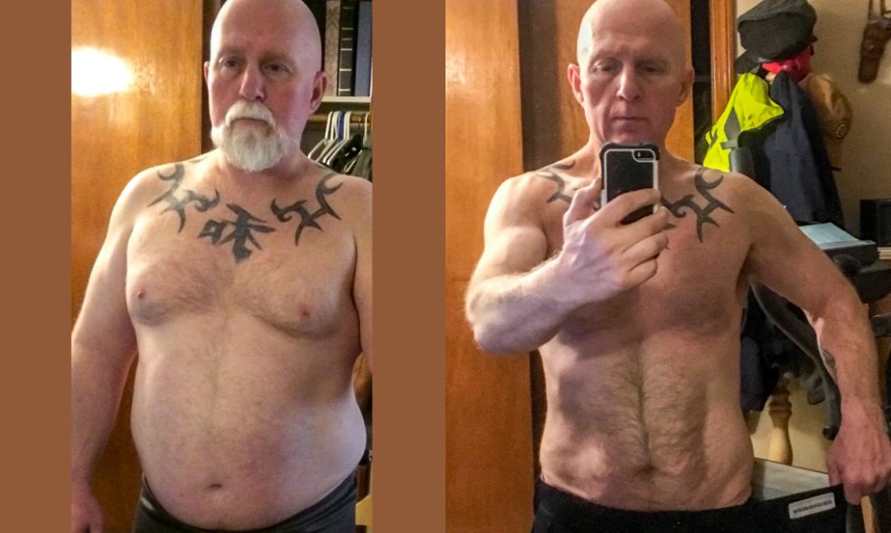 Before and after image of David Duarte