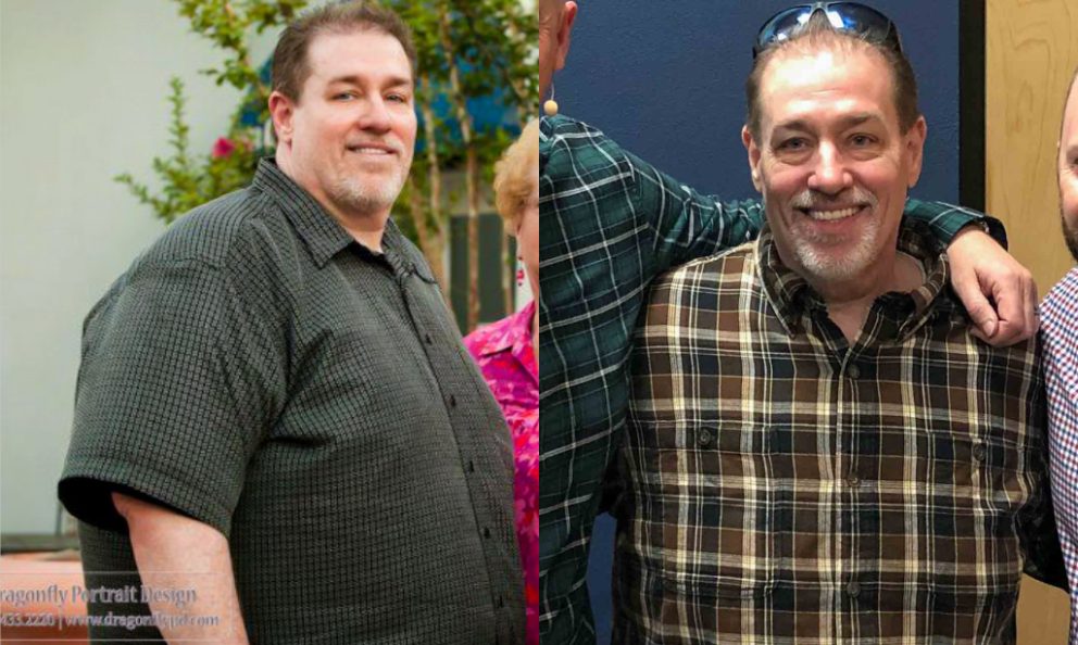 Before and after image of Gary Nixon