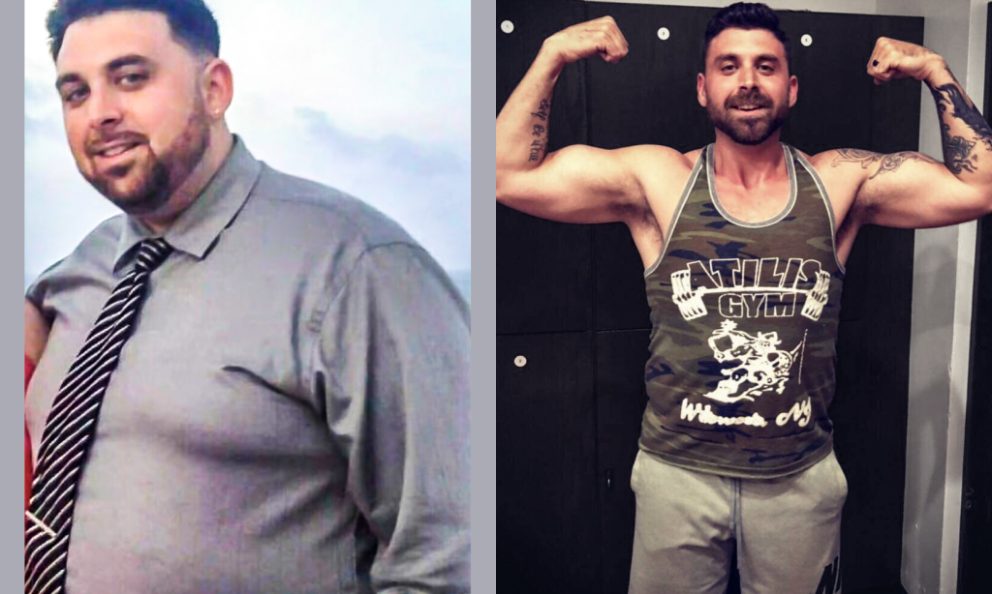 Before and after image of Eric Danver