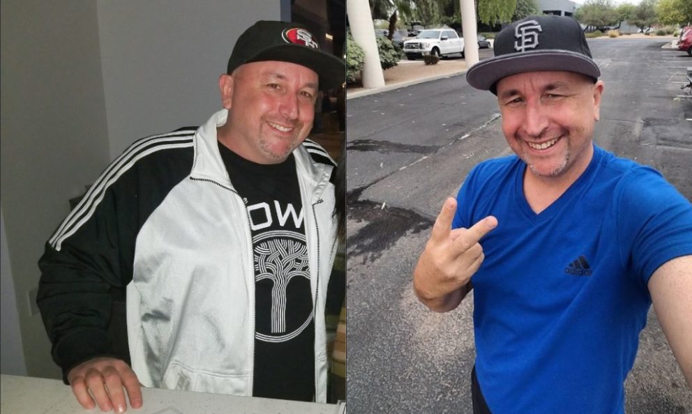 Before and after image of Scott Braccia