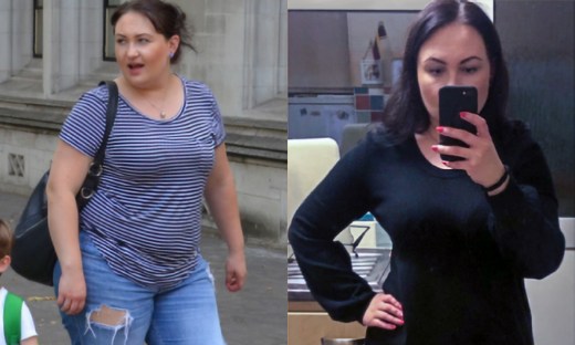 Before and after image of Inga Sveistre