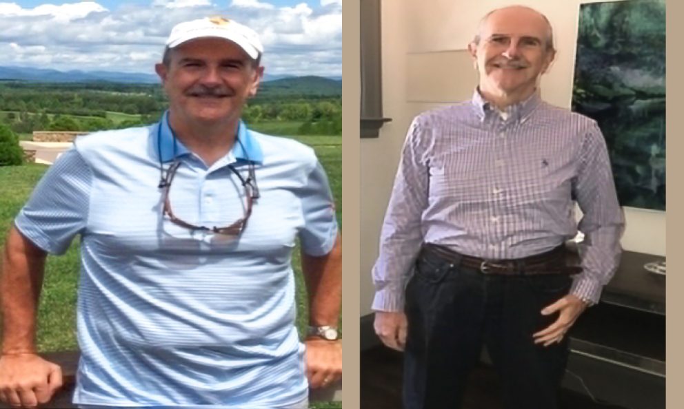 Before and after image of Jim Zwahlen