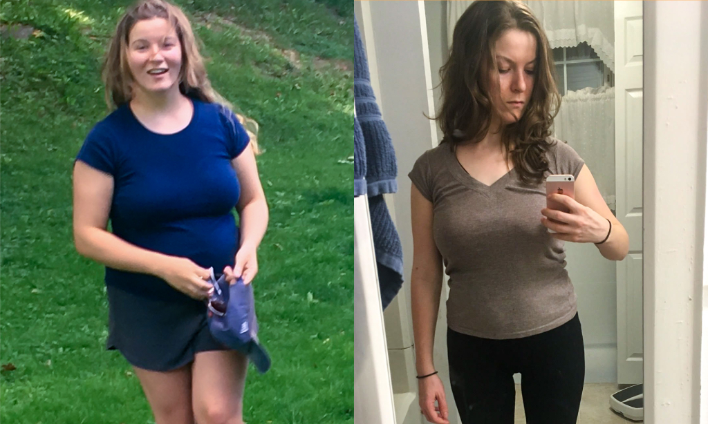 Before and after image of Catherine Mazzarella