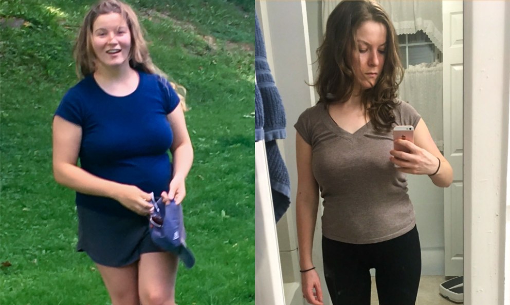 Before and after image of Catherine Mazzarella
