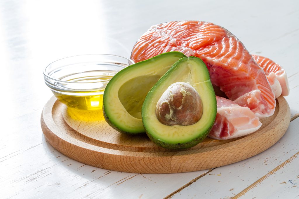 Fish and avocados