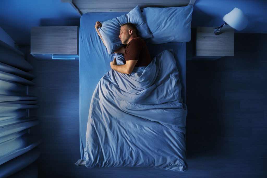 Sleeping man 
