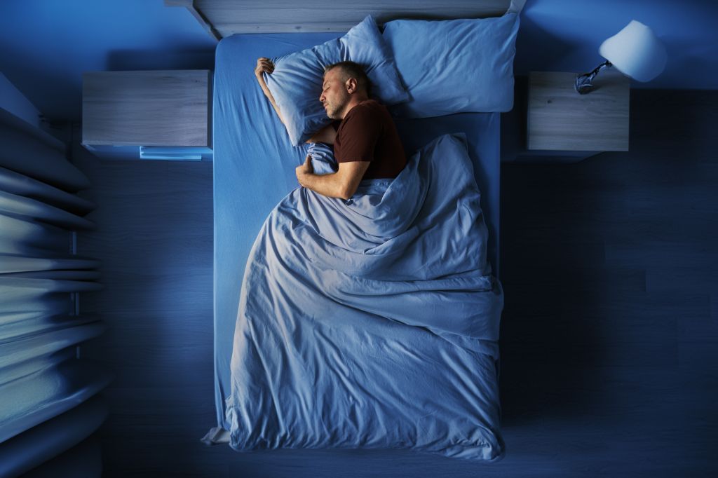 Sleeping man