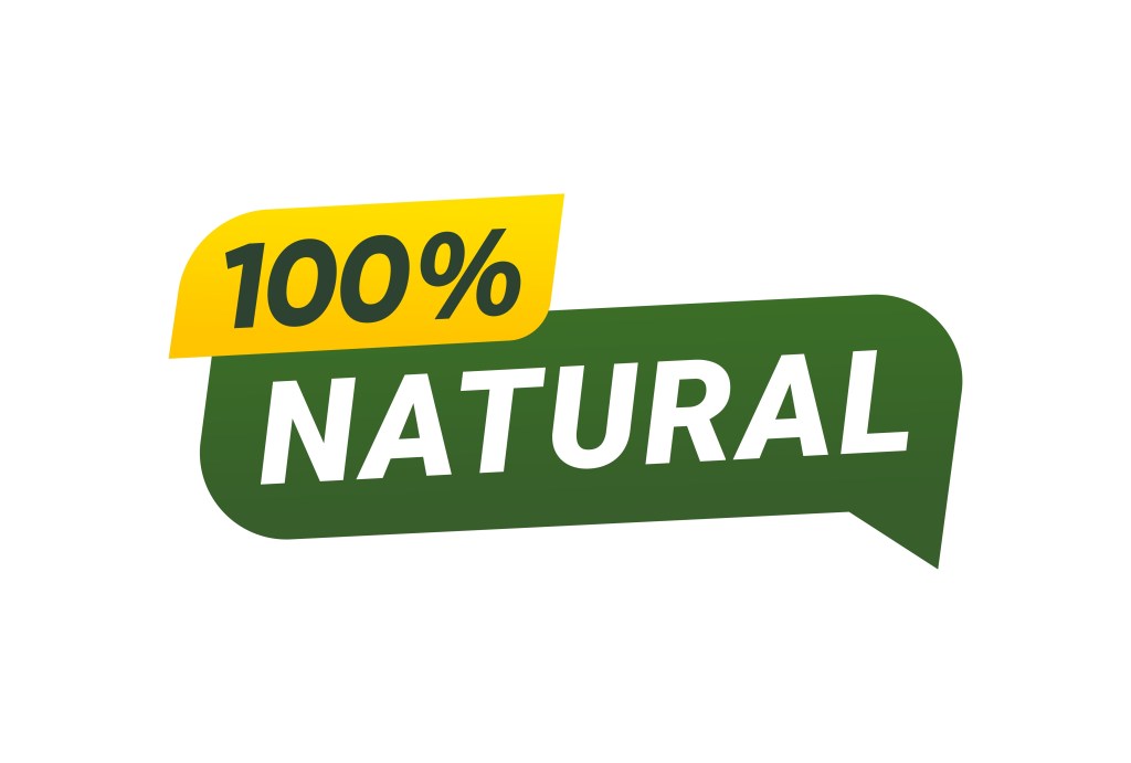 Natural food banner