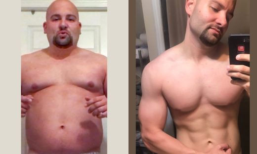 Before and after image of Paul Richwalsky