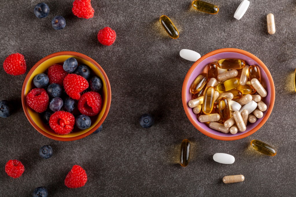 Food vs. supplements