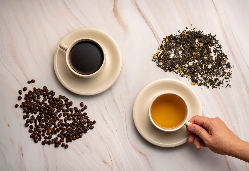  black Coffee and loose-leaf tea