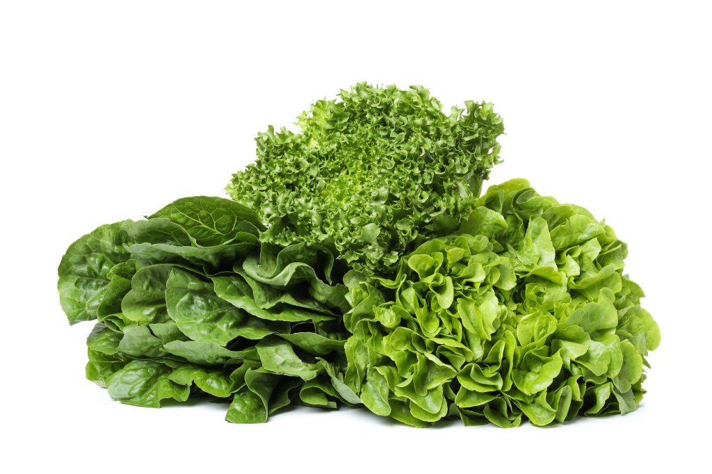 Leafy green vegetables