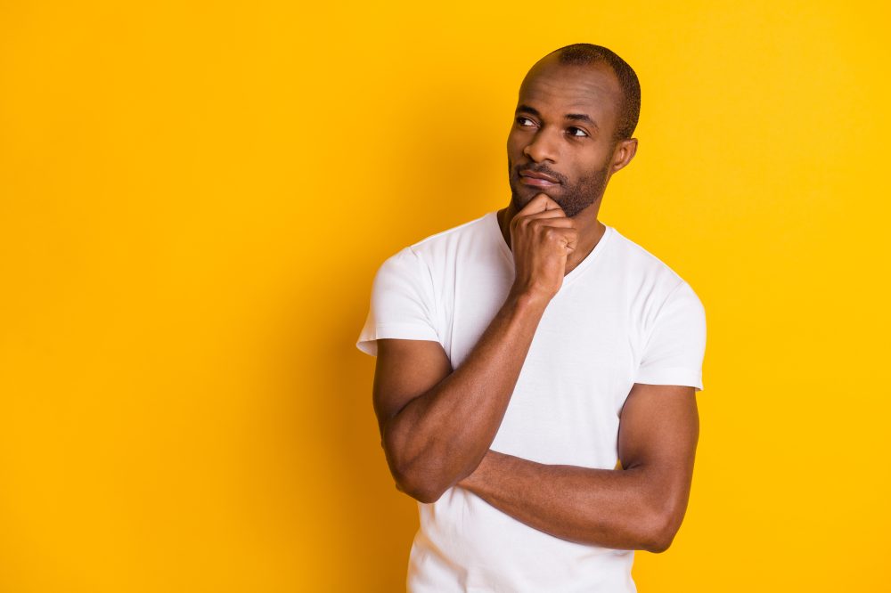 Man wondering
