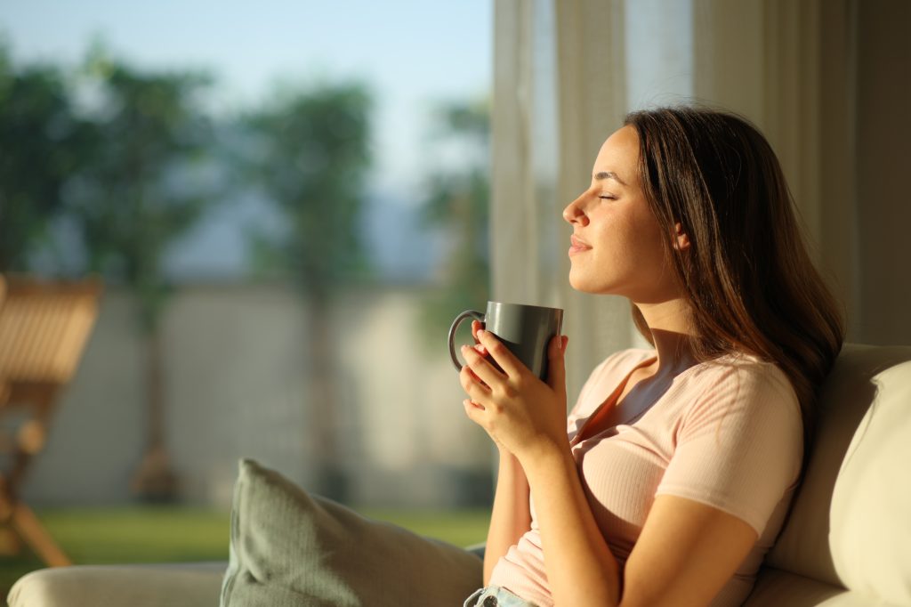 Coffee in the morning
