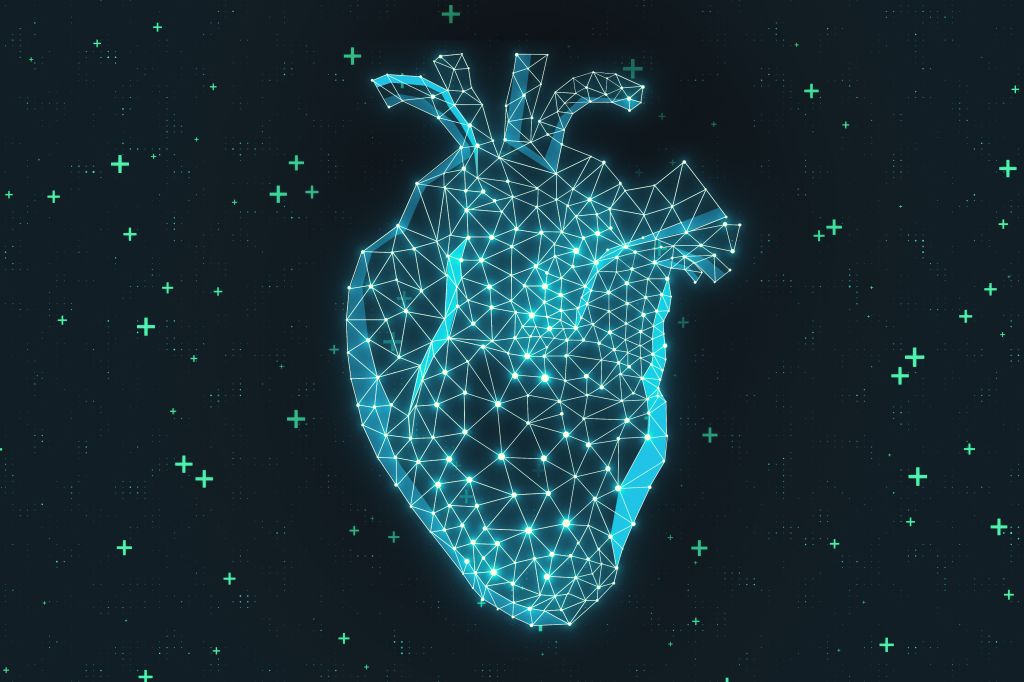 Heart hologram 