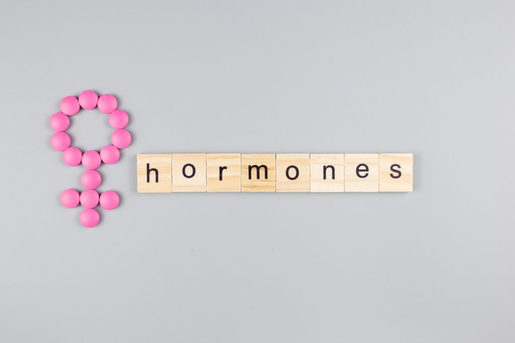 Hormones concept