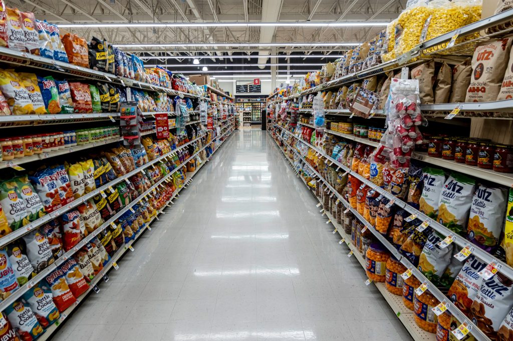 Junk food aisle